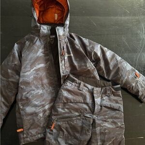 Camo Snow Jacket and Pants Set